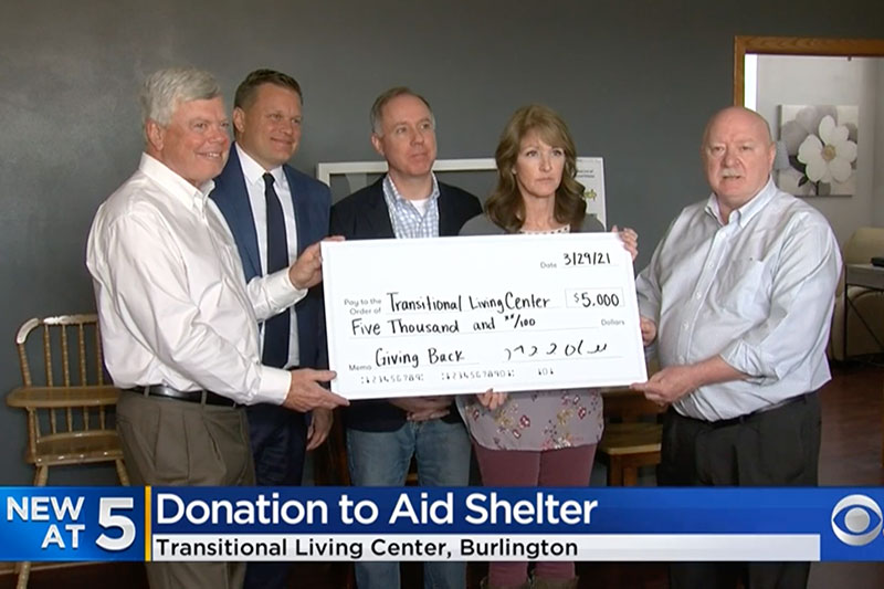 Racine County homeless shelter receives $5K donation